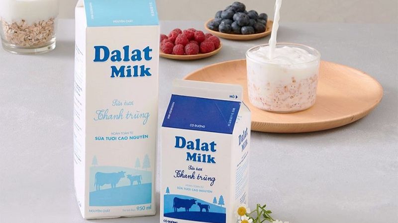 Dalatmilk có chất lượng sữa hàng đầu